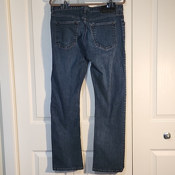 Eddie Bauer- Men's dark wash- straight leg- jeans 35/32 - Picture 2 of 10
